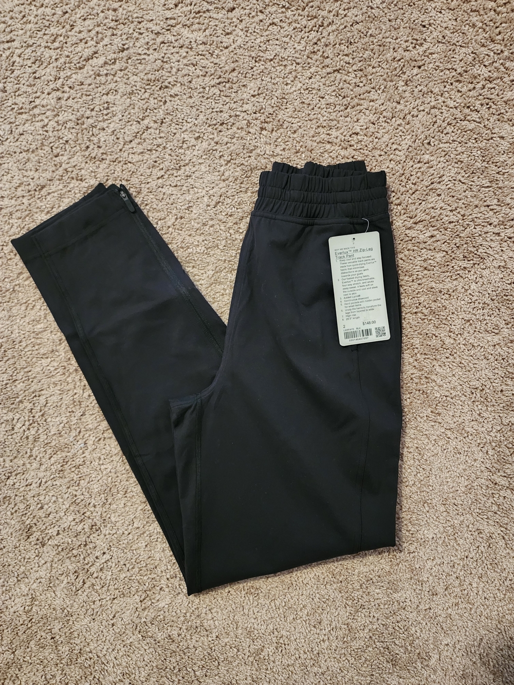 Lululemon Everlux HR Zip-Leg Track Pant